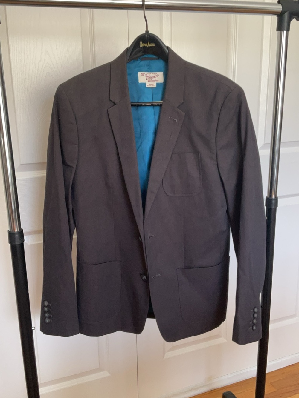 Original Penguin Black Blazer with Blue Lining